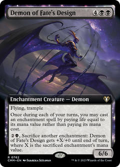 Demon of Fate's Design (Extended Art) (762) [Commander Masters] - Deck Out Gaming