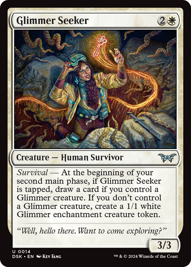 Glimmer Seeker (14) [Duskmourn: House of Horror] - Deck Out Gaming