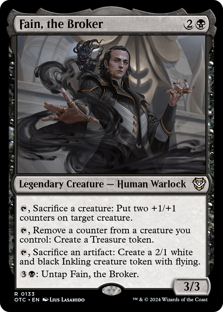 Fain, the Broker (133) [Outlaws of Thunder Junction Commander] - Deck Out Gaming