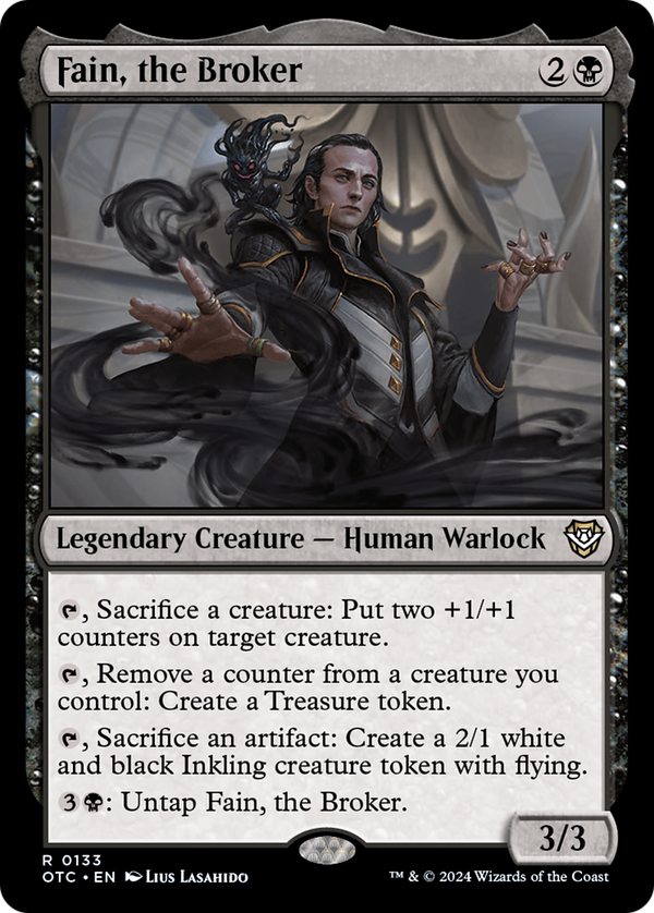 Fain, the Broker (133) [Outlaws of Thunder Junction Commander] - Deck Out Gaming