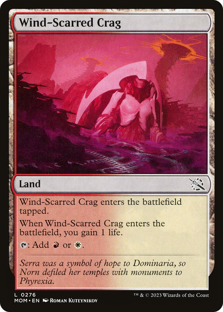 Wind-Scarred Crag (276) [March of the Machine] foil - Deck Out Gaming