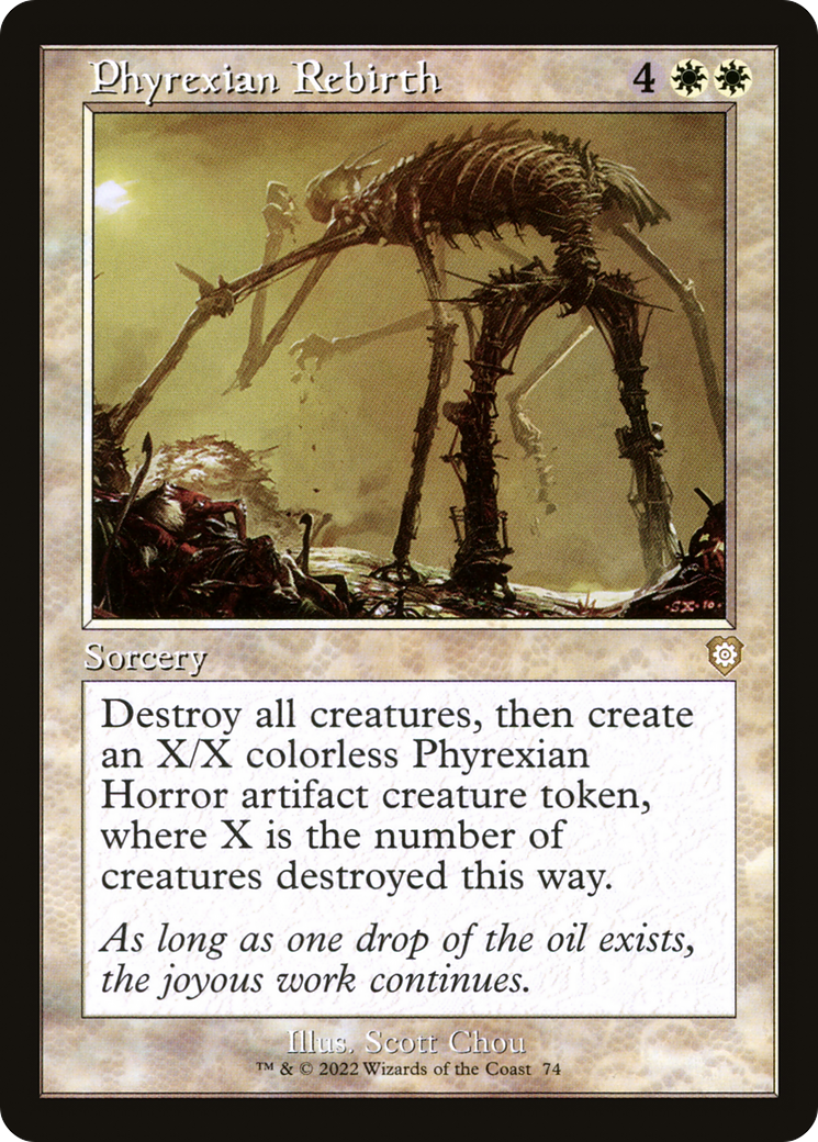 Phyrexian Rebirth (Retro Frame) (74) [The Brothers' War Commander] - Deck Out Gaming