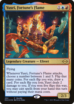 Yusri, Fortune's Flame (MH2 Bundle) (492) [Unique and Miscellaneous Promos] foil - Deck Out Gaming