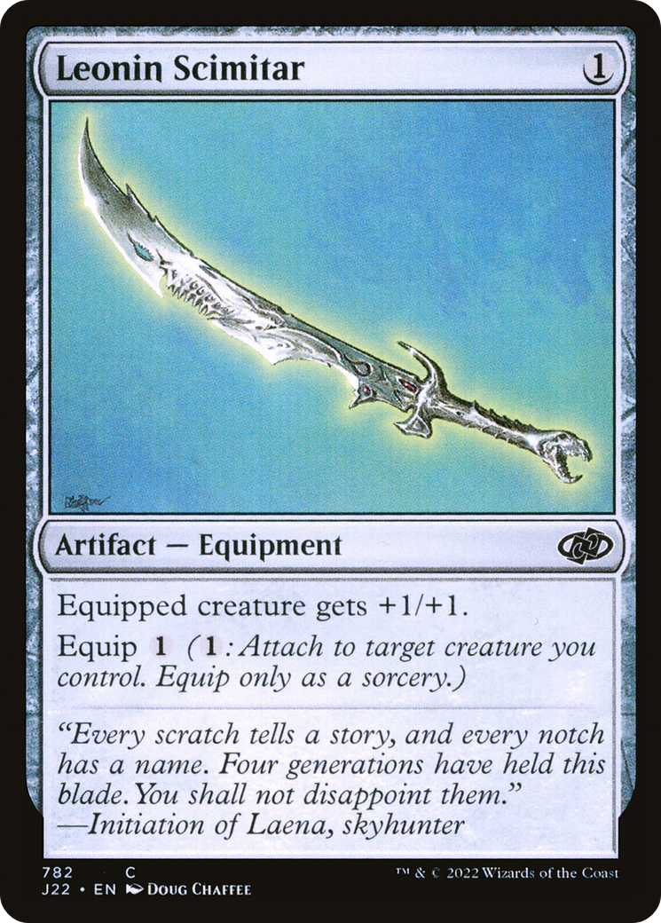 Leonin Scimitar (782) [Jumpstart 2022] - Deck Out Gaming