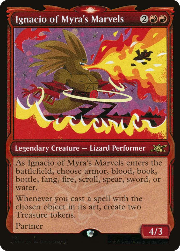 Ignacio of Myra's Marvels (Showcase) (Galaxy Foil) (501) [Unfinity] foil - Deck Out Gaming