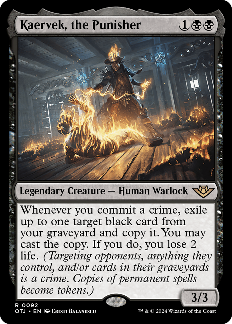 Kaervek, the Punisher (92) [Outlaws of Thunder Junction] foil - Deck Out Gaming