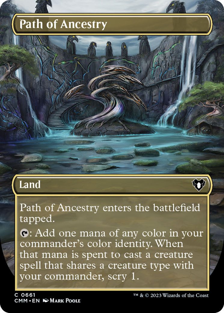 Path of Ancestry (Borderless) (661) [Commander Masters] - Deck Out Gaming