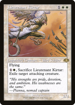 Lieutenant Kirtar (Retro Frame) (265) [Dominaria Remastered] - Deck Out Gaming