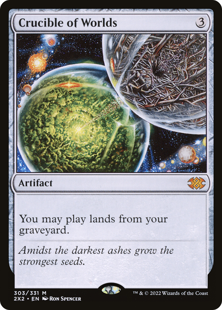 Crucible of Worlds (303) [Double Masters 2022] foil - Deck Out Gaming