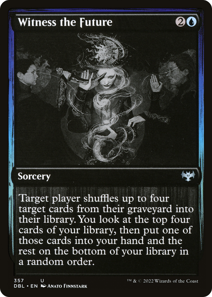 Witness the Future (357) [Innistrad: Double Feature] foil - Deck Out Gaming