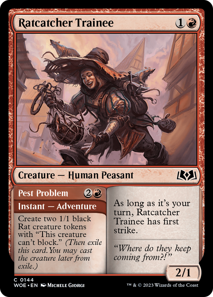 Ratcatcher Trainee (144) [Wilds of Eldraine] foil - Deck Out Gaming
