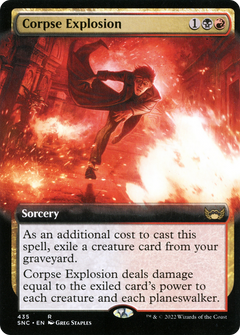 Corpse Explosion (Extended Art) (435) [Streets of New Capenna] - Deck Out Gaming