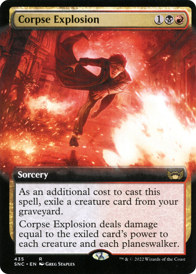 Corpse Explosion (Extended Art) (435) [Streets of New Capenna] foil - Deck Out Gaming