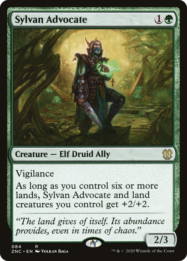 Sylvan Advocate (84) [Commander: Zendikar Rising] - Deck Out Gaming