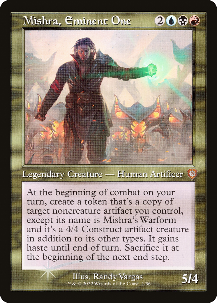 Mishra, Eminent One (Retro Frame) (1) [The Brothers' War Commander] - Deck Out Gaming