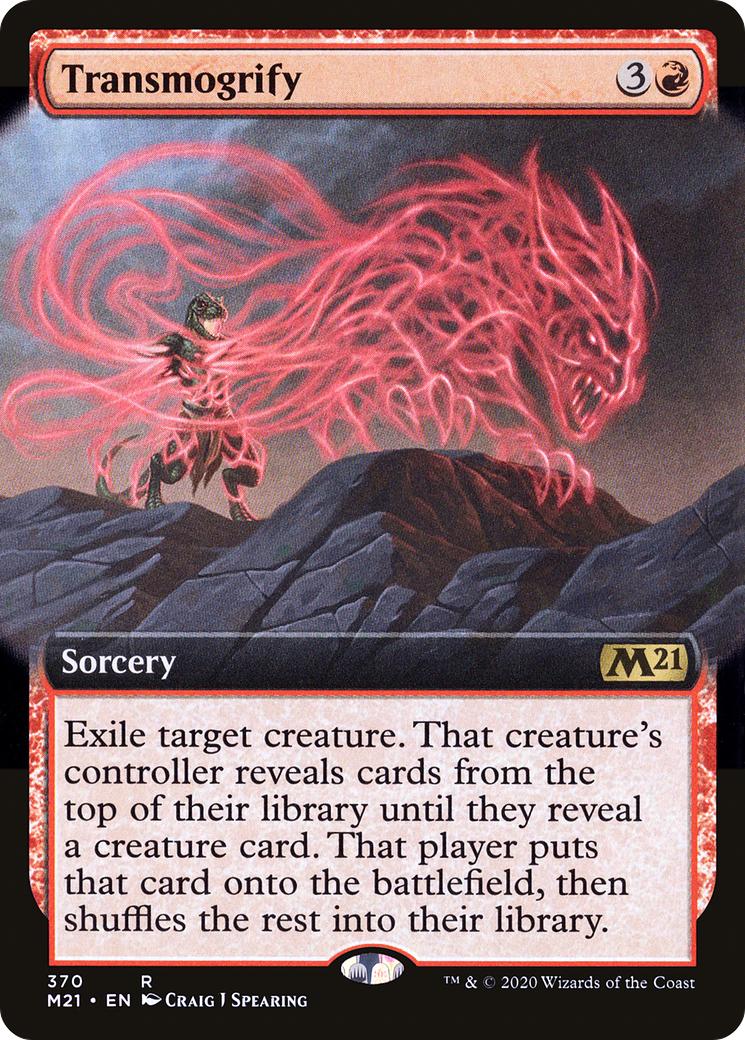 Transmogrify (Extended Art) (370) [Core Set 2021] foil - Deck Out Gaming