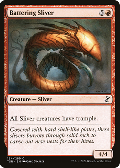 Battering Sliver (154) [Time Spiral: Remastered] - Deck Out Gaming