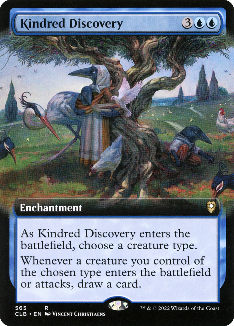 Kindred Discovery (Extended Art) (565) [Commander Legends: Battle for Baldur's Gate] - Deck Out Gaming