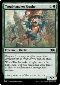 Troublemaker Ouphe (194) [Wilds of Eldraine] - Deck Out Gaming
