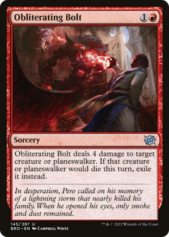 Obliterating Bolt (145) [The Brothers' War] - Deck Out Gaming