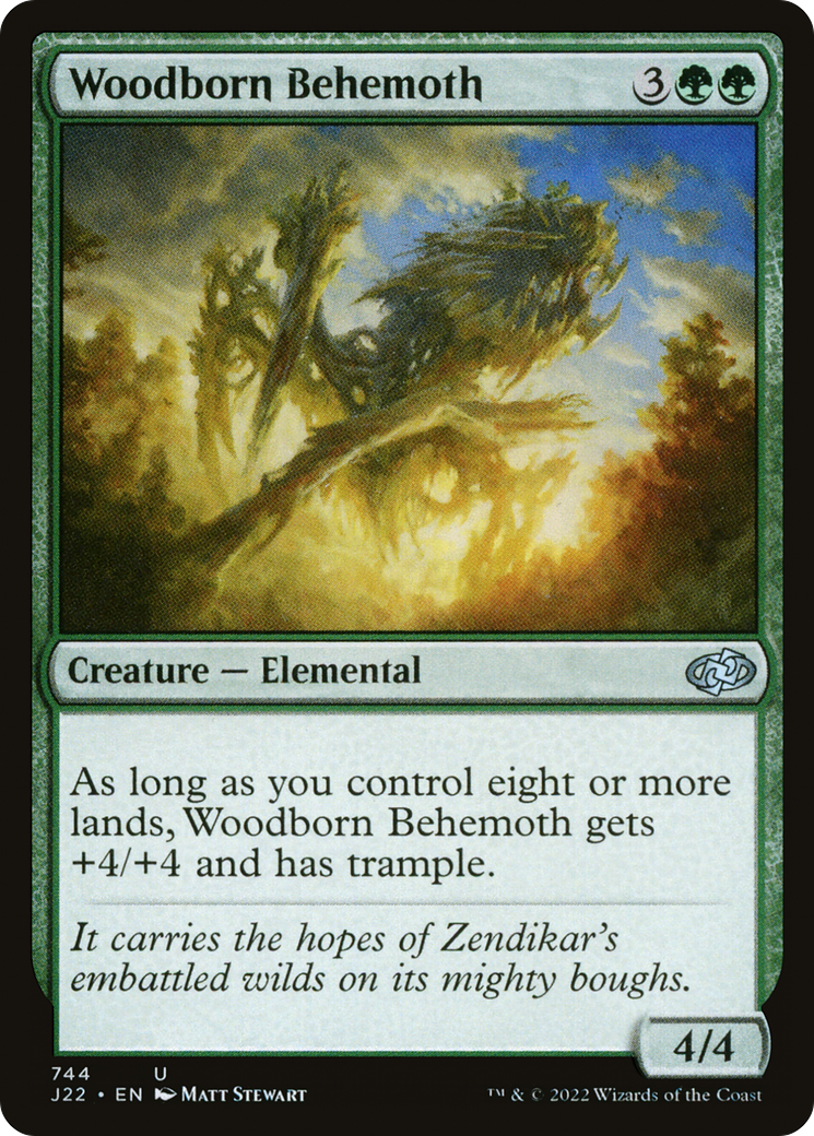 Woodborn Behemoth (744) [Jumpstart 2022] - Deck Out Gaming
