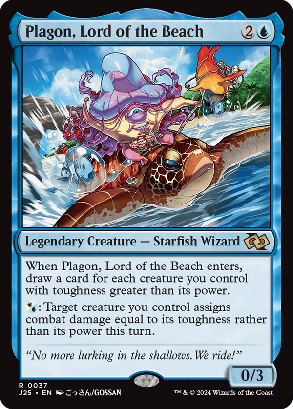 Plagon, Lord of the Beach (Anime) (37) [Foundations Jumpstart] - Deck Out Gaming