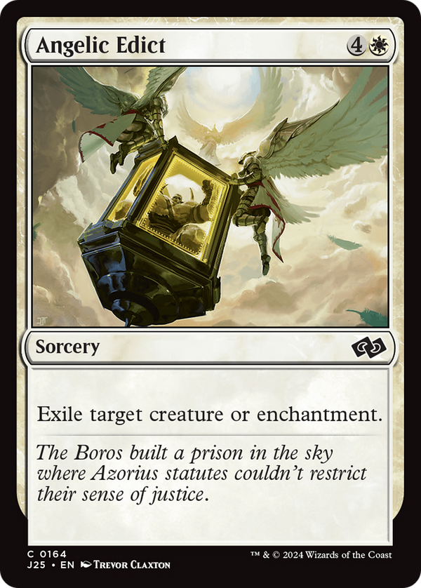 Angelic Edict (164) [Foundations Jumpstart] - Deck Out Gaming