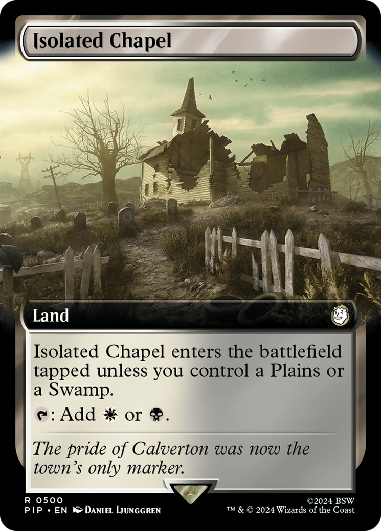 Isolated Chapel (Extended Art) (500) [Fallout] - Deck Out Gaming