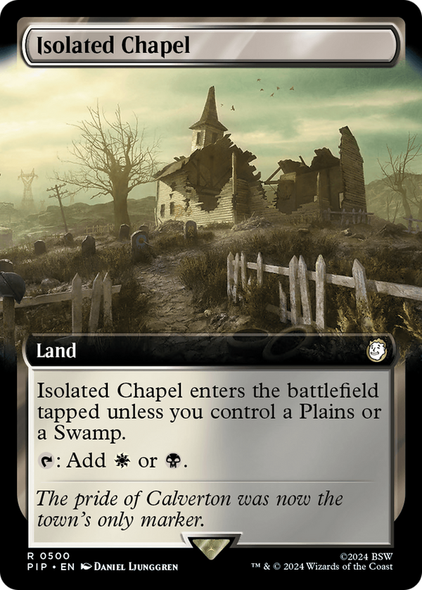 Isolated Chapel (Extended Art) (500) [Fallout] - Deck Out Gaming