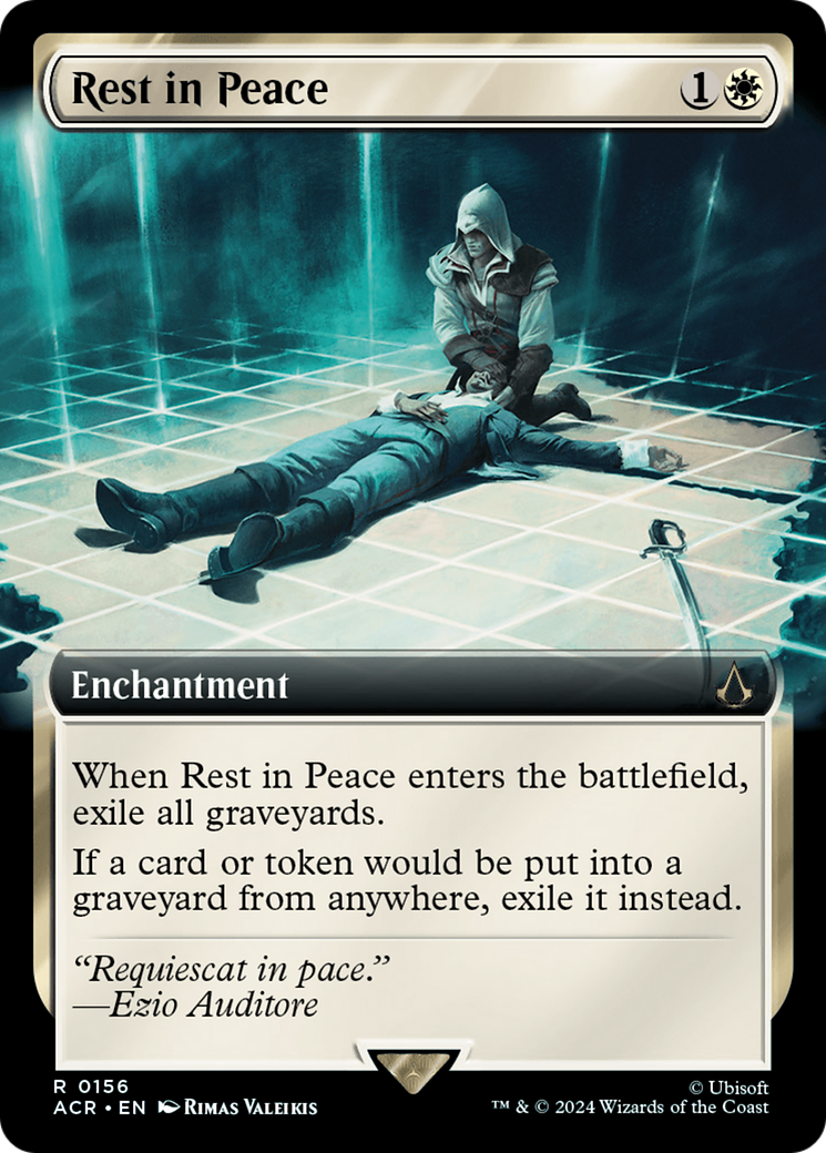 Rest in Peace (Extended Art) (156) [Assassin's Creed] foil - Deck Out Gaming