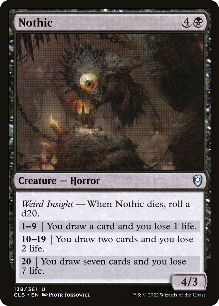 Nothic (138) [Commander Legends: Battle for Baldur's Gate] - Deck Out Gaming