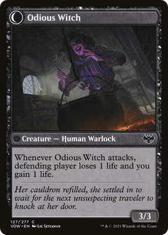 Ragged Recluse // Odious Witch (127) [Innistrad: Crimson Vow] foil - Deck Out Gaming