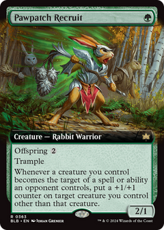 Pawpatch Recruit (Extended Art) (363) [Bloomburrow] foil - Deck Out Gaming