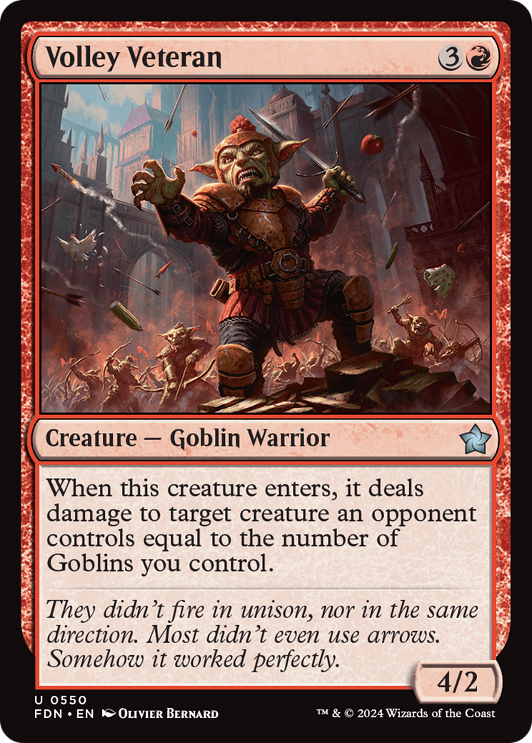 Volley Veteran (550) [Foundations] - Deck Out Gaming
