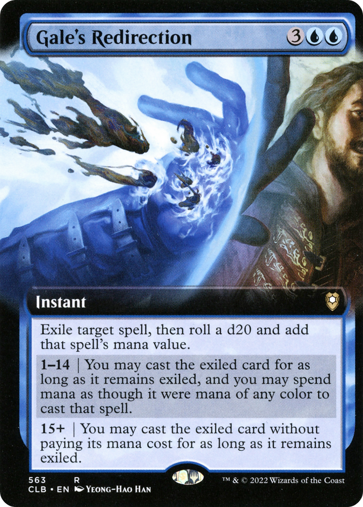 Gale's Redirection (Extended Art) (563) [Commander Legends: Battle for Baldur's Gate] foil - Deck Out Gaming