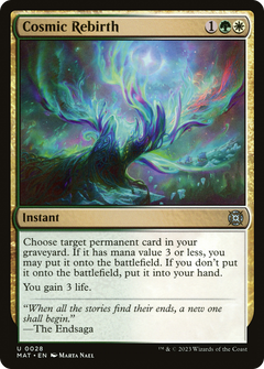 Cosmic Rebirth (28) [March of the Machine: The Aftermath] foil - Deck Out Gaming