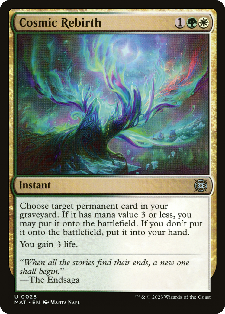 Cosmic Rebirth (28) [March of the Machine: The Aftermath] foil - Deck Out Gaming