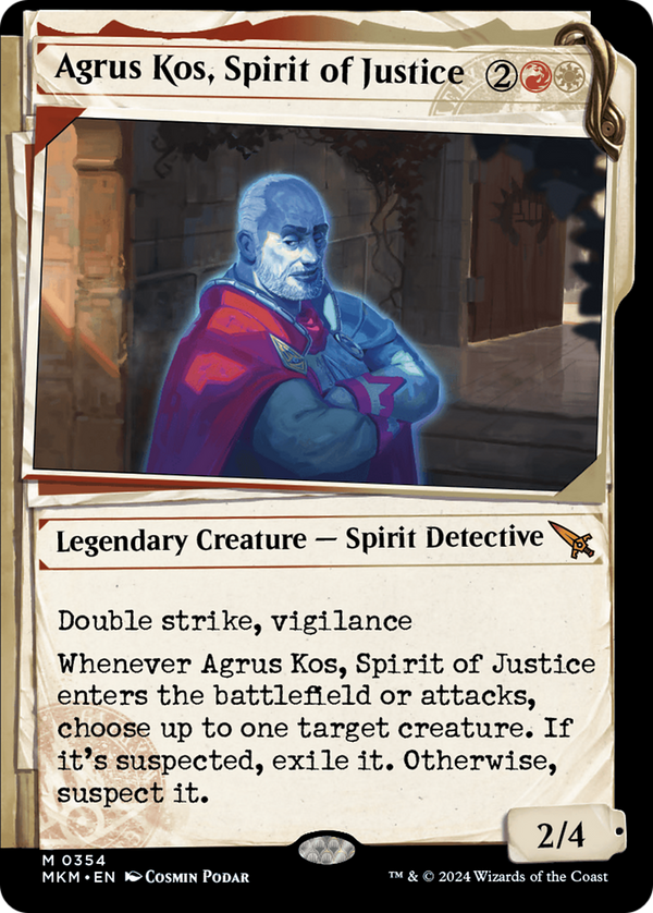 Agrus Kos, Spirit of Justice (Showcase) (354) [Murders at Karlov Manor] - Deck Out Gaming