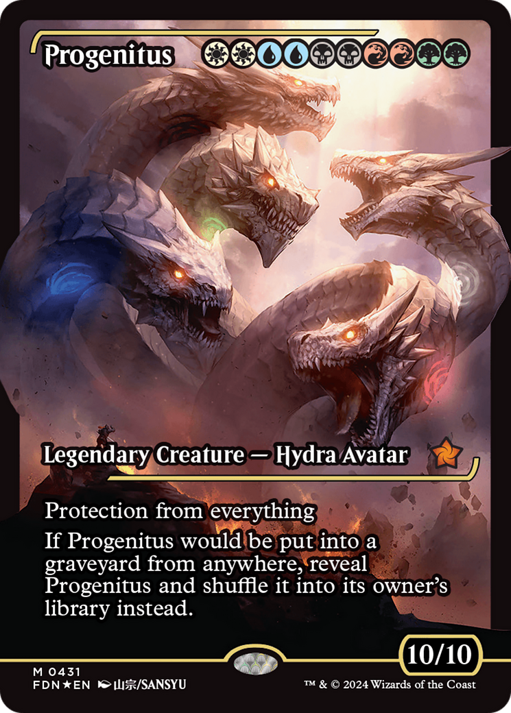 Progenitus (Showcase) (431) [Foundations] foil - Deck Out Gaming