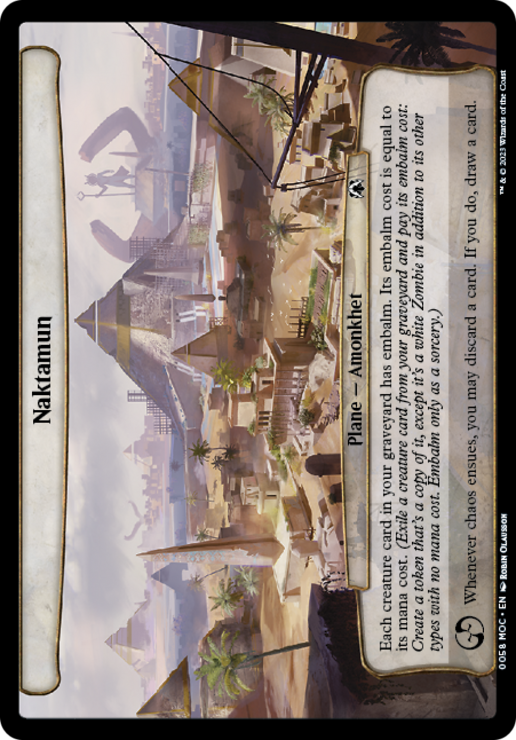 Naktamun (58) [March of the Machine Commander] - Deck Out Gaming