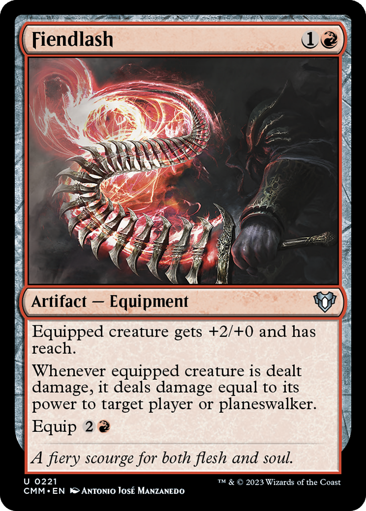 Fiendlash (221) [Commander Masters] foil - Deck Out Gaming