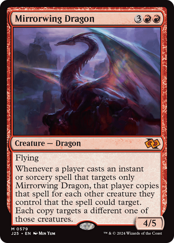 Mirrorwing Dragon (579) [Foundations Jumpstart] - Deck Out Gaming