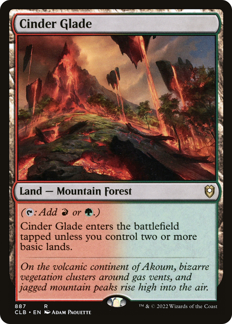 Cinder Glade (887) [Commander Legends: Battle for Baldur's Gate] - Deck Out Gaming
