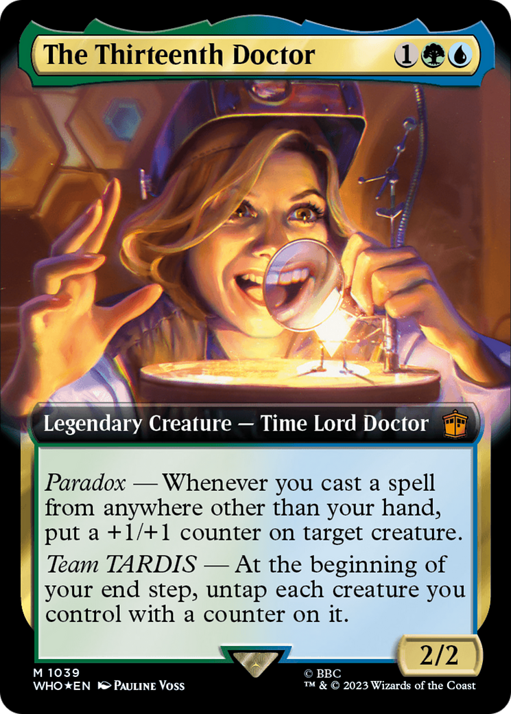 The Thirteenth Doctor (Extended Art) (Surge Foil) (1039) [Doctor Who] foil - Deck Out Gaming