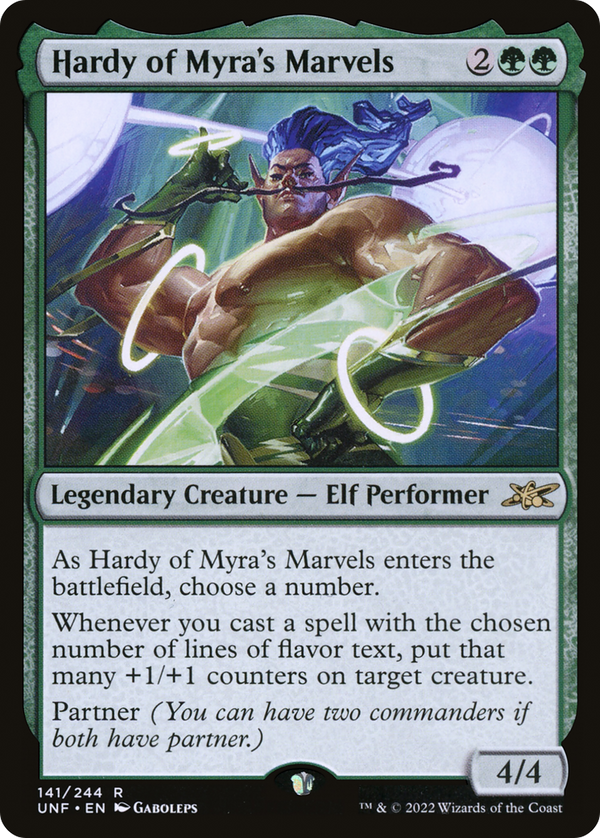 Hardy of Myra's Marvels (141) [Unfinity] - Deck Out Gaming