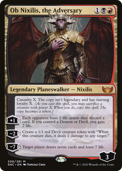 Ob Nixilis, the Adversary (206) [Streets of New Capenna] foil - Deck Out Gaming