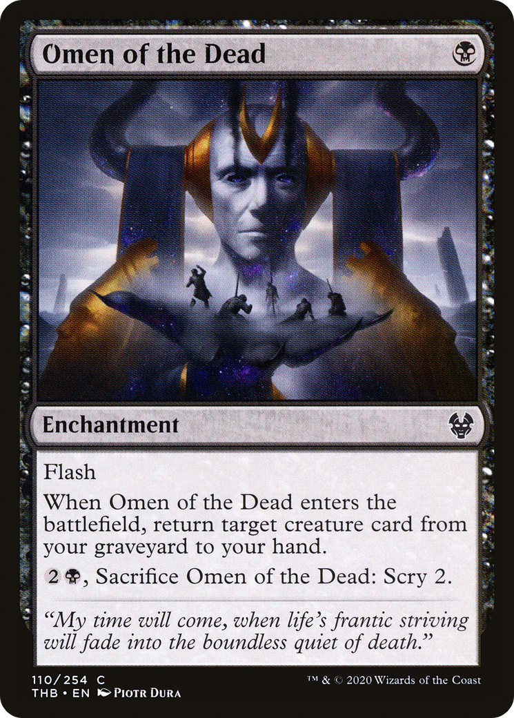 Omen of the Dead (110) [Theros Beyond Death] foil - Deck Out Gaming