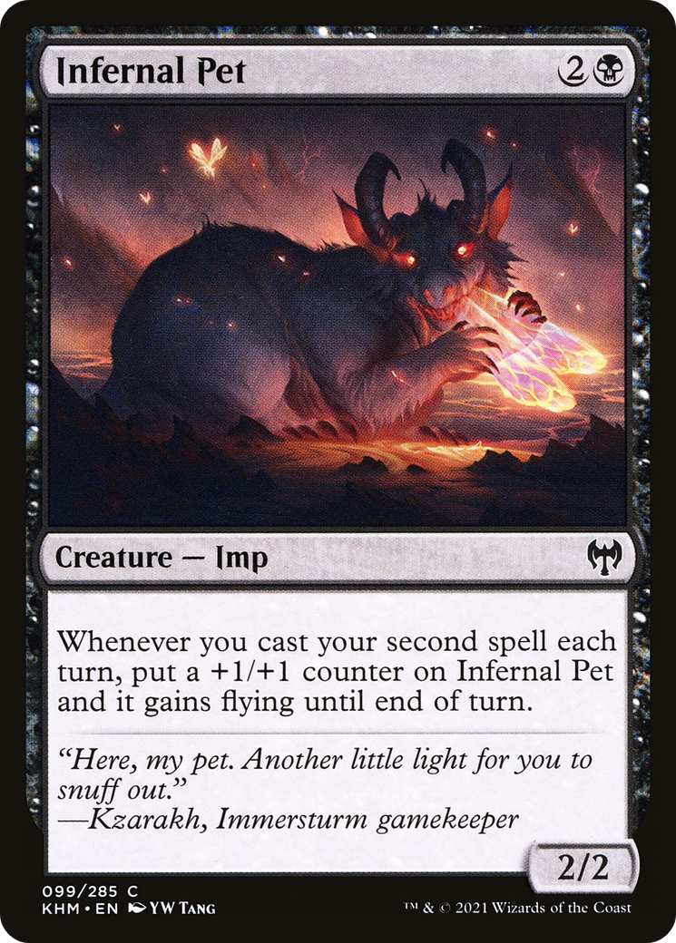 Infernal Pet (99) [Kaldheim] foil - Deck Out Gaming