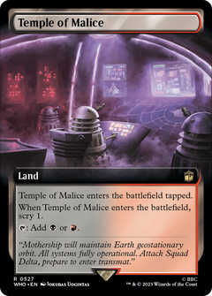 Temple of Malice (Extended Art) (527) [Doctor Who] foil - Deck Out Gaming