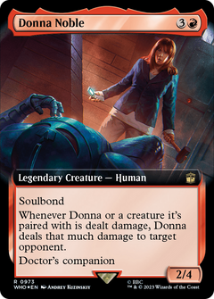 Donna Noble (Extended Art) (Surge Foil) (973) [Doctor Who] foil - Deck Out Gaming